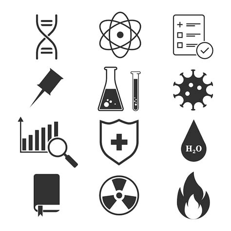 Premium Vector | Simple Set of Chemical Related Vector Line Icons ...