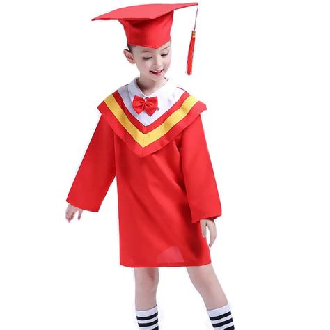 Girl Kindergarten Graduated Suits Dr Children Academic Clothing Dress ...