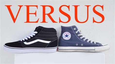 Converse Chucks All Stars vs Vans Ward Hi - YouTube