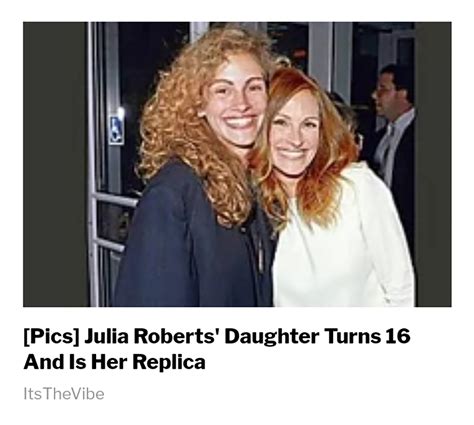 Is Julia Roberts' Daughter Pictured in This Photo? | Snopes.com