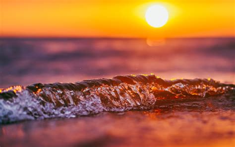 Wave Sunset Wallpaper,HD Nature Wallpapers,4k Wallpapers,Images ...