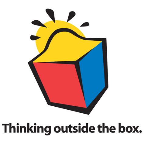 Thinking outside the box logo, Vector Logo of Thinking outside the box ...