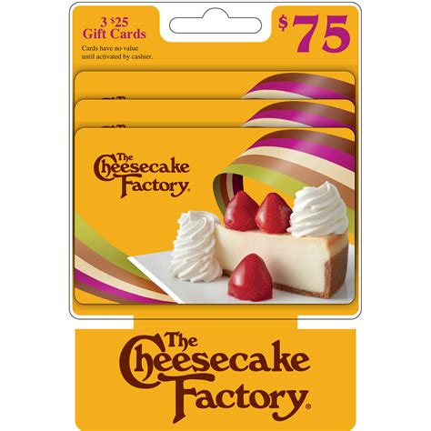 $25 The Cheesecake Factory Gift Card, 3 pk. - BJ's Wholesale Club