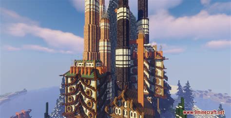 Steampunk Castle Map (1.19.2, 1.18.2) - Special Castle Design - Mc-Mod.Net