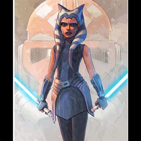 Ahsoka Tano - by Brent Woodside | Star wars pictures, Star wars ...