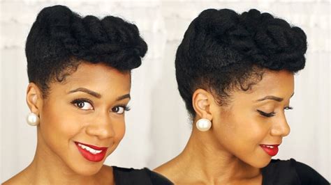 Natural Hairstyles Updos For Short Hair