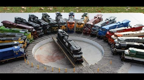 All 20 Norfolk Southern Heritage units in less than 5 minutes - YouTube