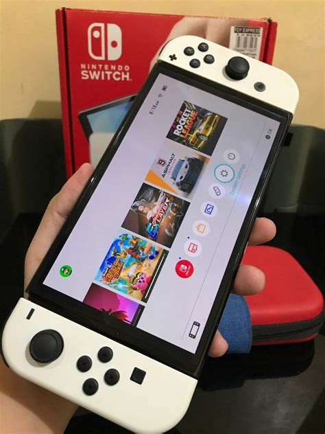 Nintendo switch OLED with games, Video Gaming, Video Game Consoles ...