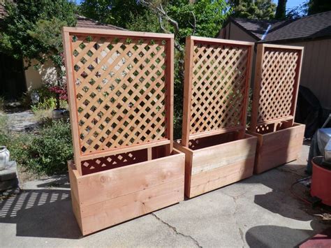 Trellis Planter boxes from San Francisco Urban Garden. | Planter ...