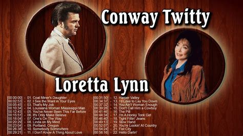 Conway Twitty and Loretta Lynn Greatest Hits (Full Album) - Conway ...