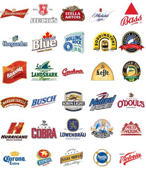 Beer brand Logos