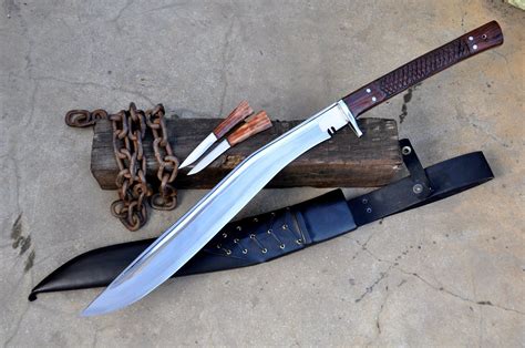 Nepalforged-18 inches Blade Siru sword kukri-Handmade kukri-sword ...