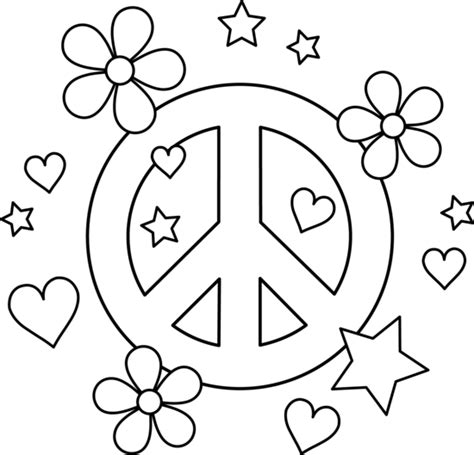 Free Hippie Clipart Black And White, Download Free Hippie Clipart Black ...