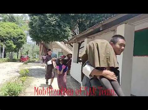 Earthquake mock drill at Norbugang primary school - YouTube