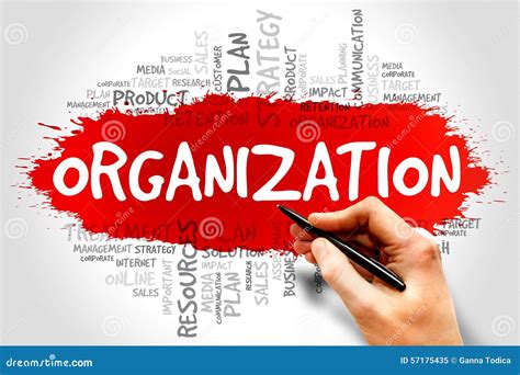 ORGANIZATION Stock Photo - Image: 57175435