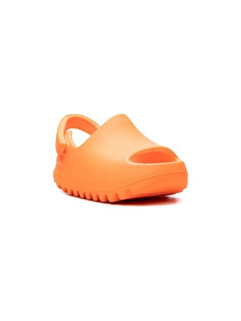 Yeezy Slides Enflame Orange | ModeSens