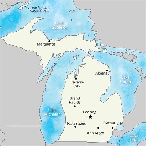 Michigan: Overview Map