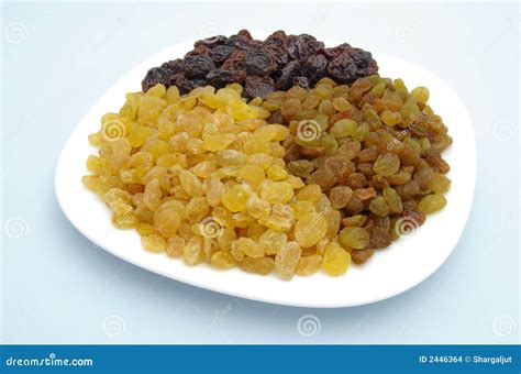 Different Raisins Stock Images - Image: 2446364