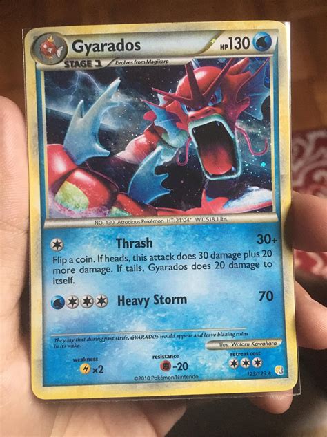 My HGSS Shiny Gyarados! : r/PokemonTCG