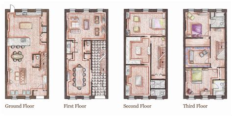 Nero Wolfe Brownstone Floor Plan - floorplans.click