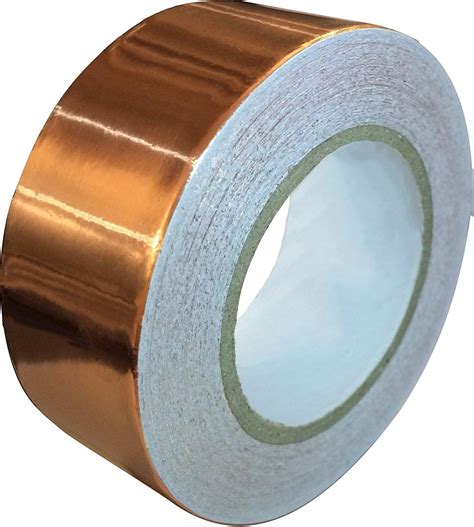 Copper Foil Tape with Conductive Adhesive (1inch X 12yards) - Slug ...