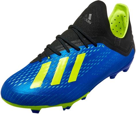 Youth adidas X 18.1 FG - Football Blue adidas cleats - SoccerPro.com ...