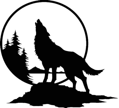 Free Wolf Silhouette Images, Download Free Wolf Silhouette Images png ...