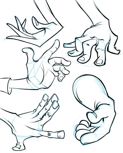 How to Draw Cartoon Hands