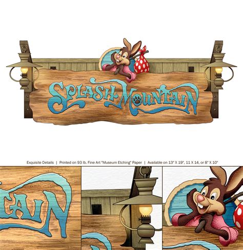 Splash Mountain WDW sign art | all vector artwork, no raster… | Flickr