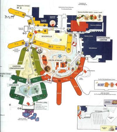 Gaylord Opryland Map | Color 2018