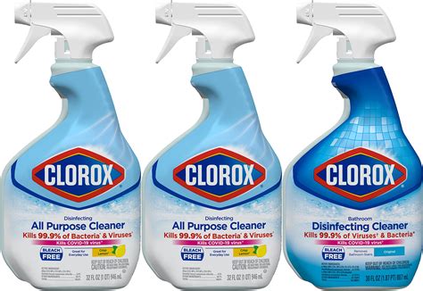 Buy Clorox Disinfecting All-Purpose Cleaner 32 Oz and Disinfecting ...