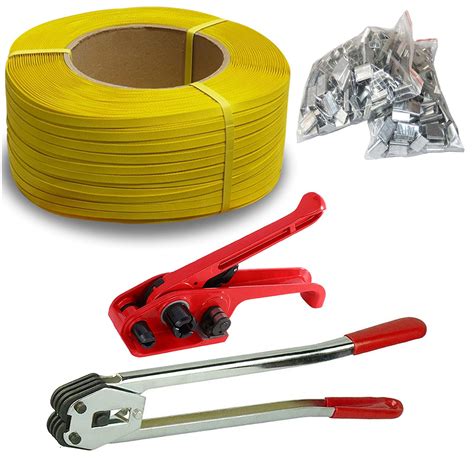 Packaging Strapping Banding Kit - Tensioning Tool Sealer Tool Set with ...