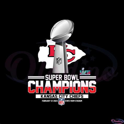 Kansas City Chiefs Super Bowl Lvii Champions Players Names Trophy Png ...