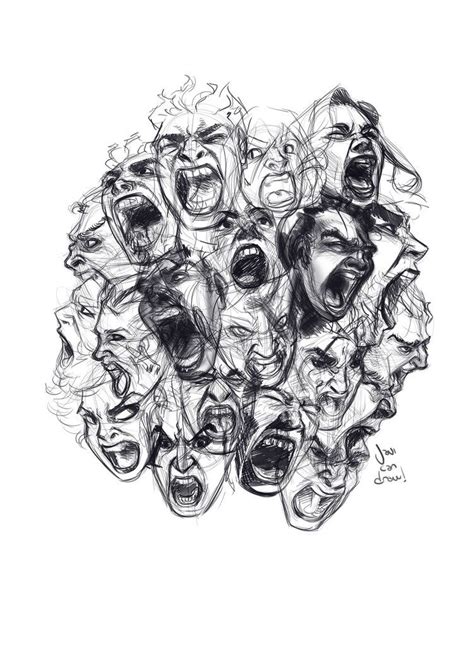 Sketchdump + HOW TO DRAW SCREAMING FACES VIDEO! by javicandraw on ...