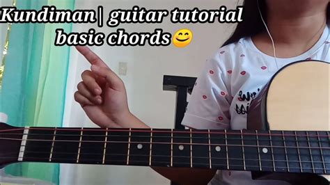 Kundiman| basic guitar tutorial 😊 easy chords - YouTube