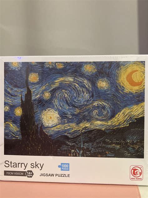 Van gogh Starry night Puzzle, Hobbies & Toys, Toys & Games on Carousell