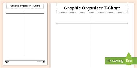 Graphic Organiser T-Chart (teacher made) - Twinkl