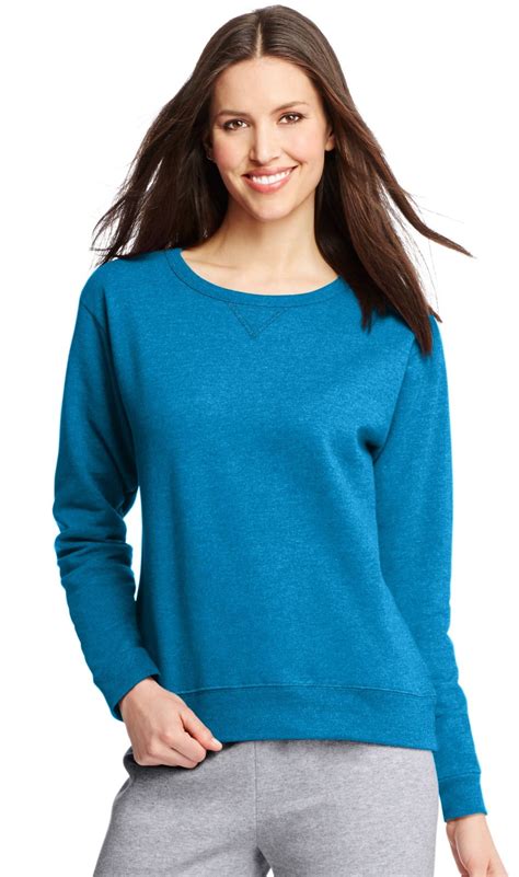 Hanes ComfortSoft EcoSmart Women's Crewneck Sweatshirt - Walmart.com