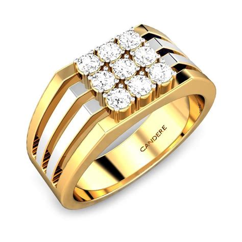 Diamond Rings For Men In Gold