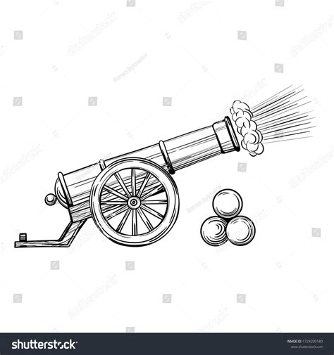 2,819 Cannon Sketch Royalty-Free Photos and Stock Images | Shutterstock