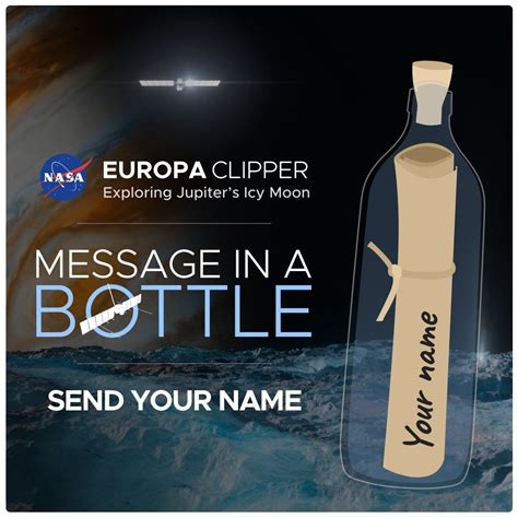 Sign On | Message in a bottle – NASA's Europa Clipper