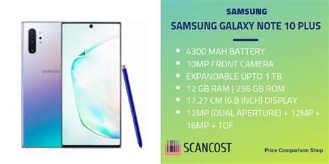 Samsung Galaxy Note 10 Plus Specs And Features | SCANCOST