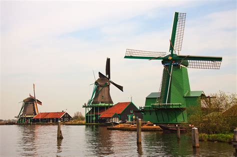 Zaanse Schans Windmills Free Stock Photo - Public Domain Pictures