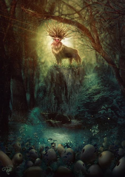 Spirit of forest - Princess Mononoke by killergreenwp on DeviantArt