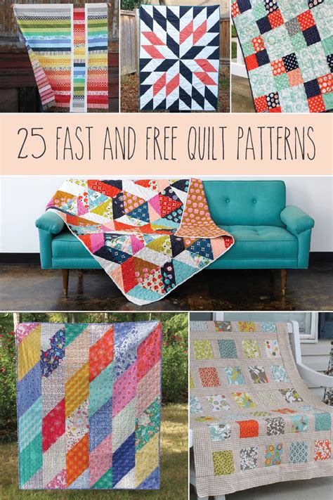 25 Fast and Free Quilt Patterns