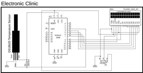 Arduino DS18B20 digital Temperature Sensor Library wiring Programming