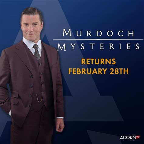 📣 The news you've all been waiting for... The Murdoch Mysteries Season ...