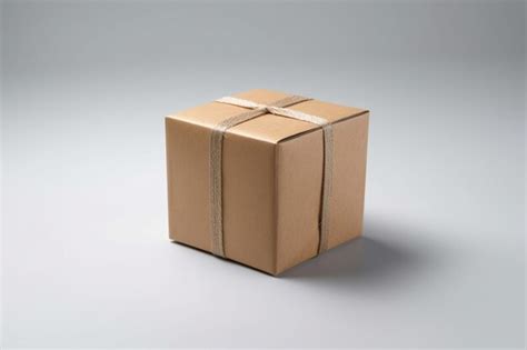 Premium AI Image | A brown cardboard box