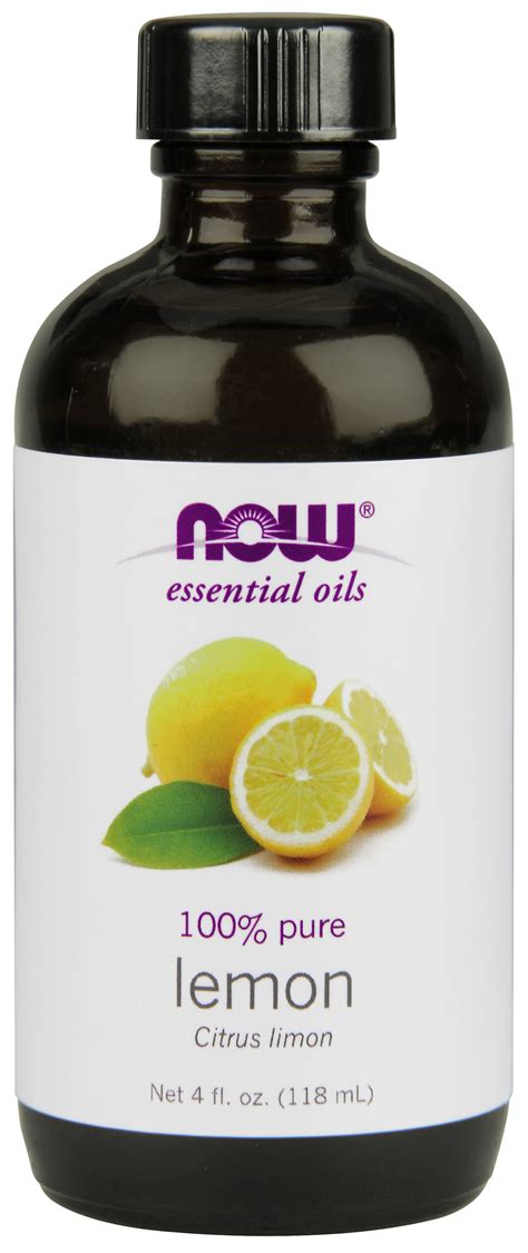 NOW Essential Oils, Lemon Oil, Cheerful Aromatherapy Scent, Cold ...