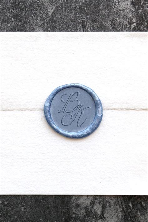 Custom Initials Wax Seal Stampwedding Wax Seal - Etsy